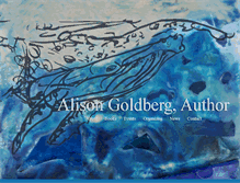 Tablet Screenshot of alisongoldberg.com